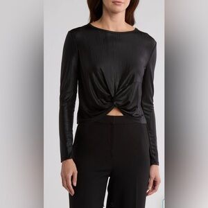 Robert Rodriguez Twist‎ Front Black Top Size M NWT Designer Evening